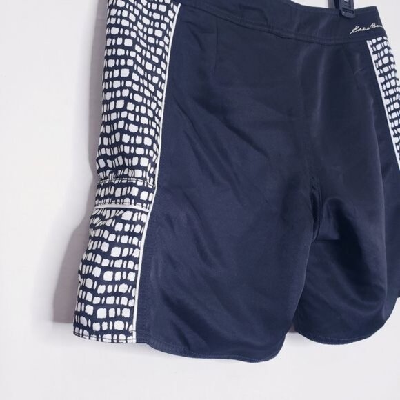 Eddie Bauer Black & White Swim Trunks Shorts Men's Size Small - Picture 5 of 9